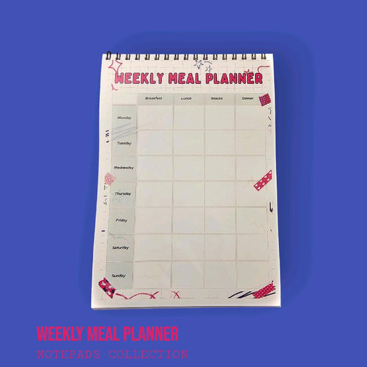 Weekly Meal Planner Notepad