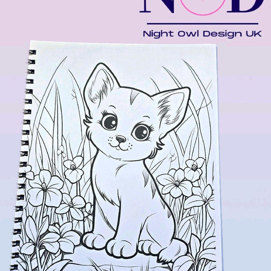 Volume 1 Kittens Colouring Book