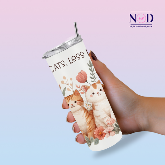 More Cats Less People 20oz Tumbler