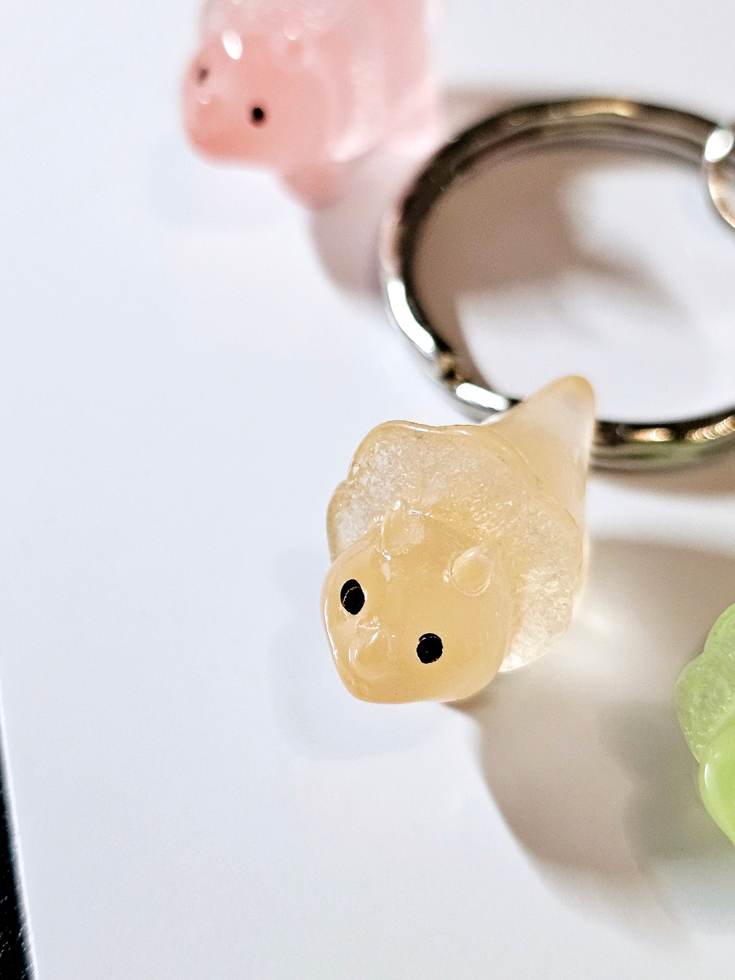 You are totally Rawr-some Dinosaur Triceratops keyring