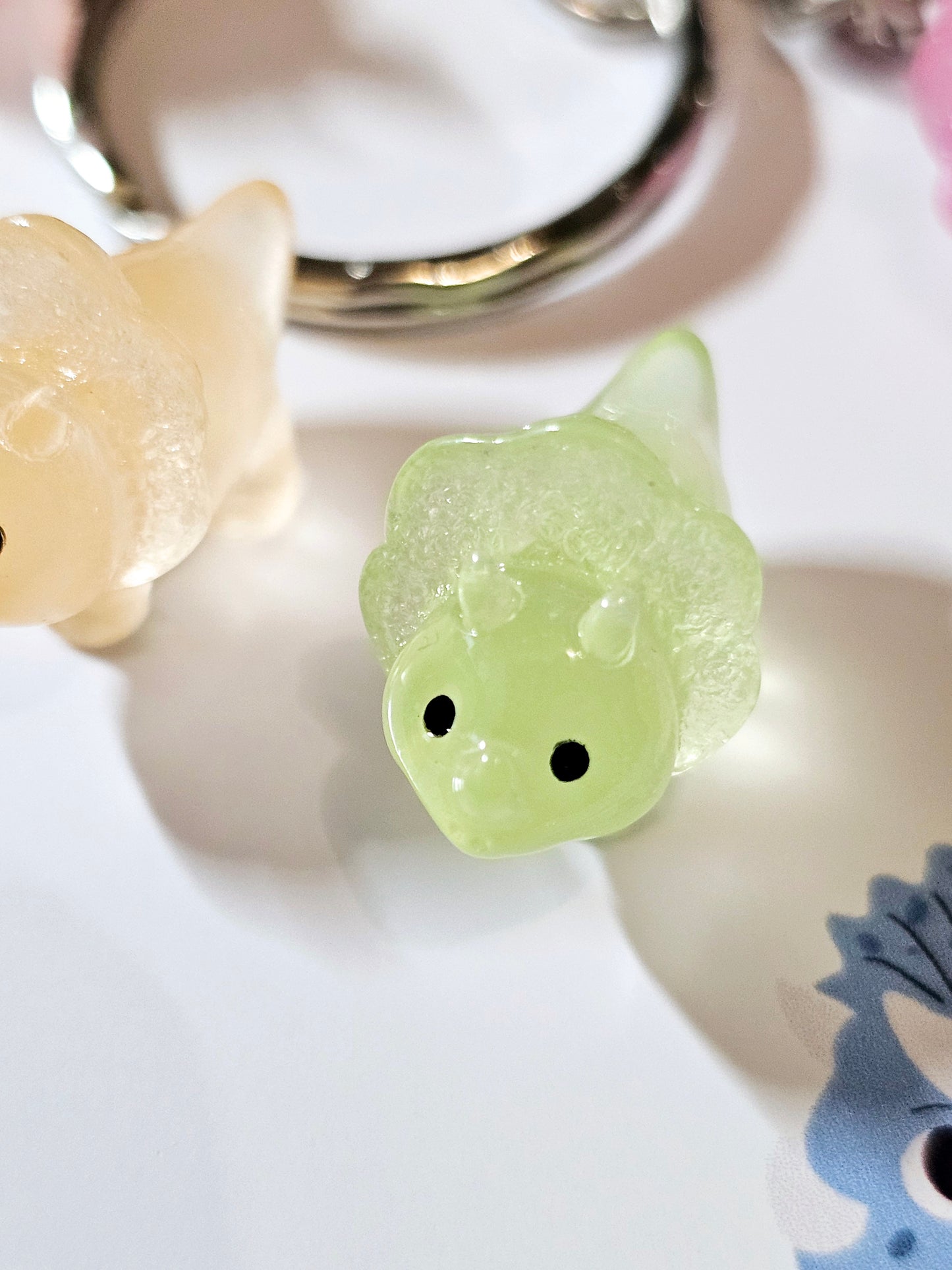 You are totally Rawr-some Dinosaur Triceratops keyring