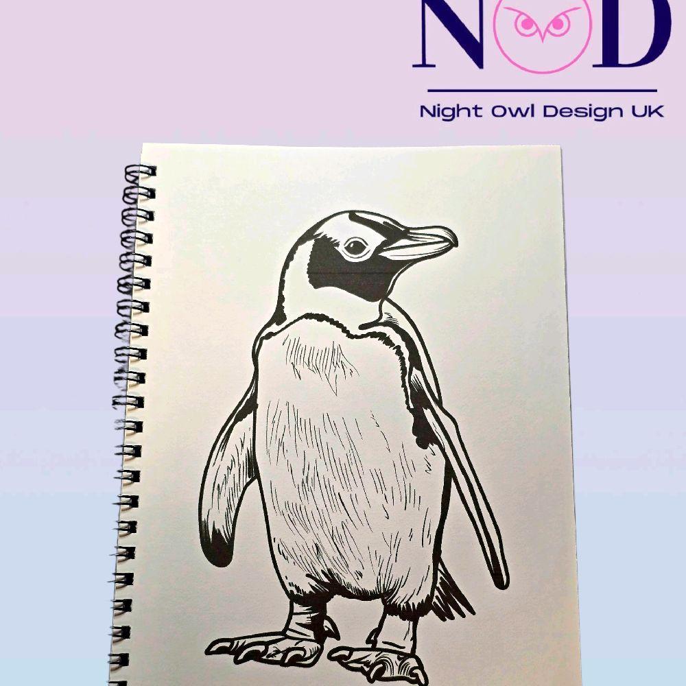 Penguin Colouring Book