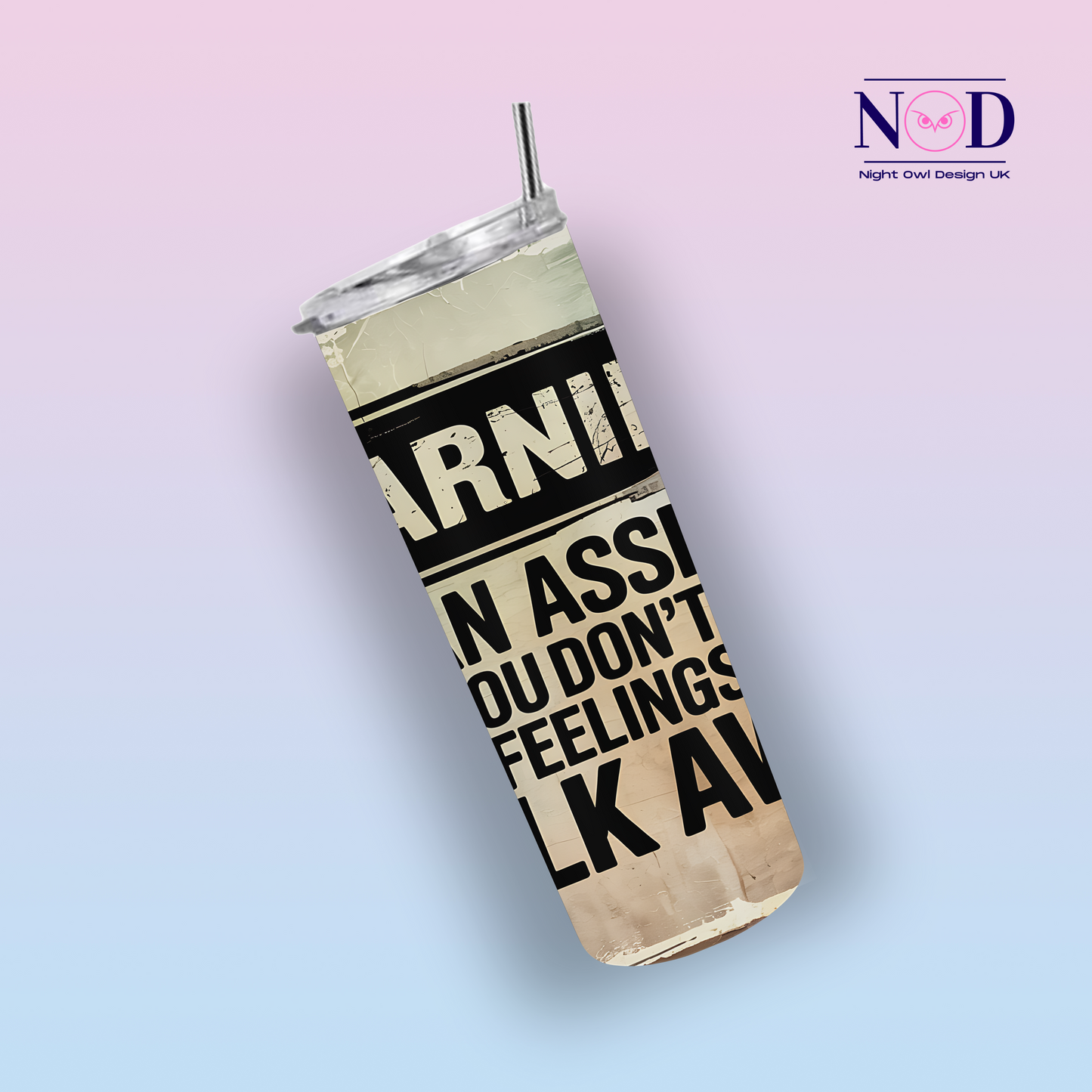 Warning Sweary 20oz Tumbler
