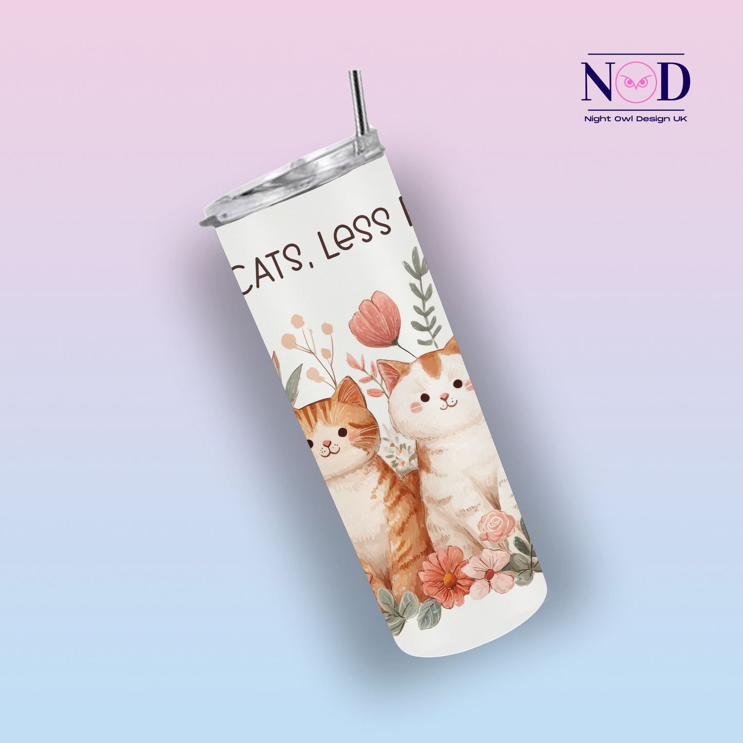 More Cats Less People 20oz Tumbler