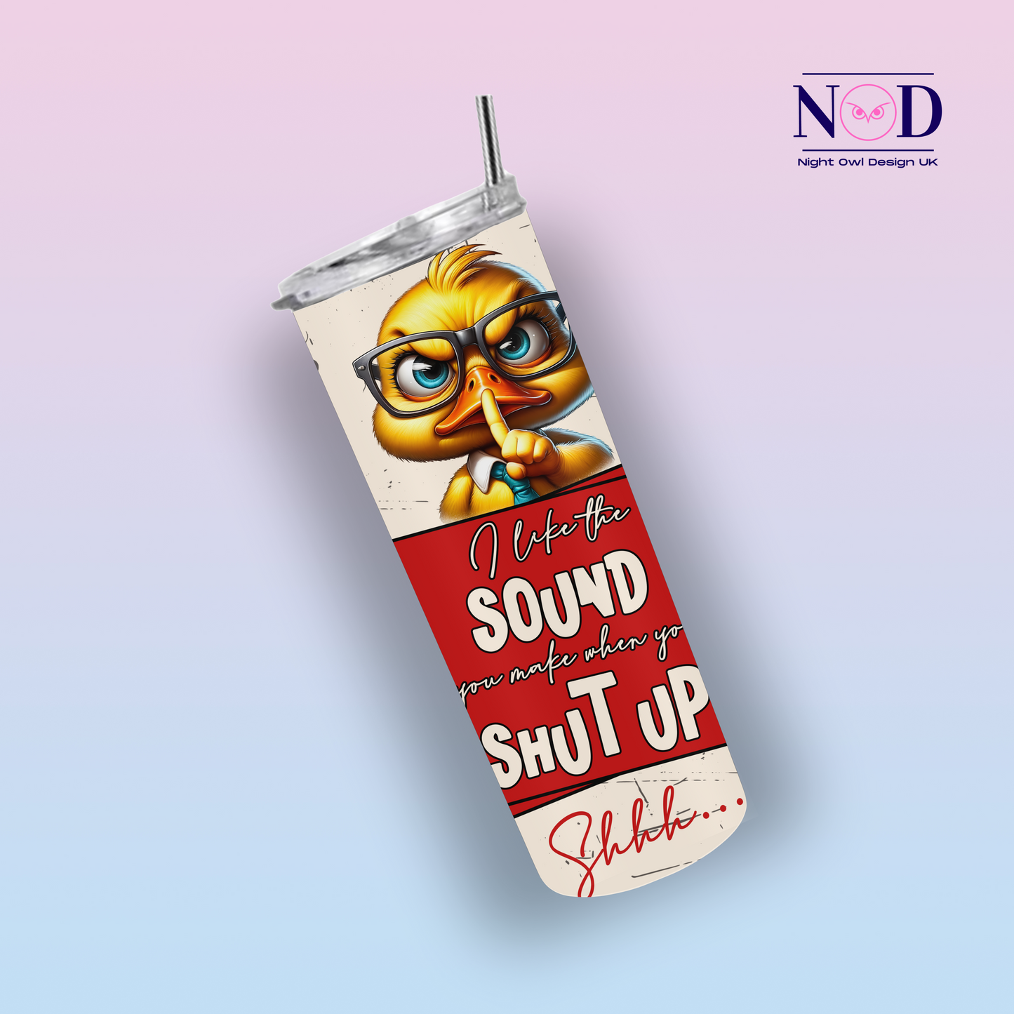 Funny Duck Silence 20oz Tumbler