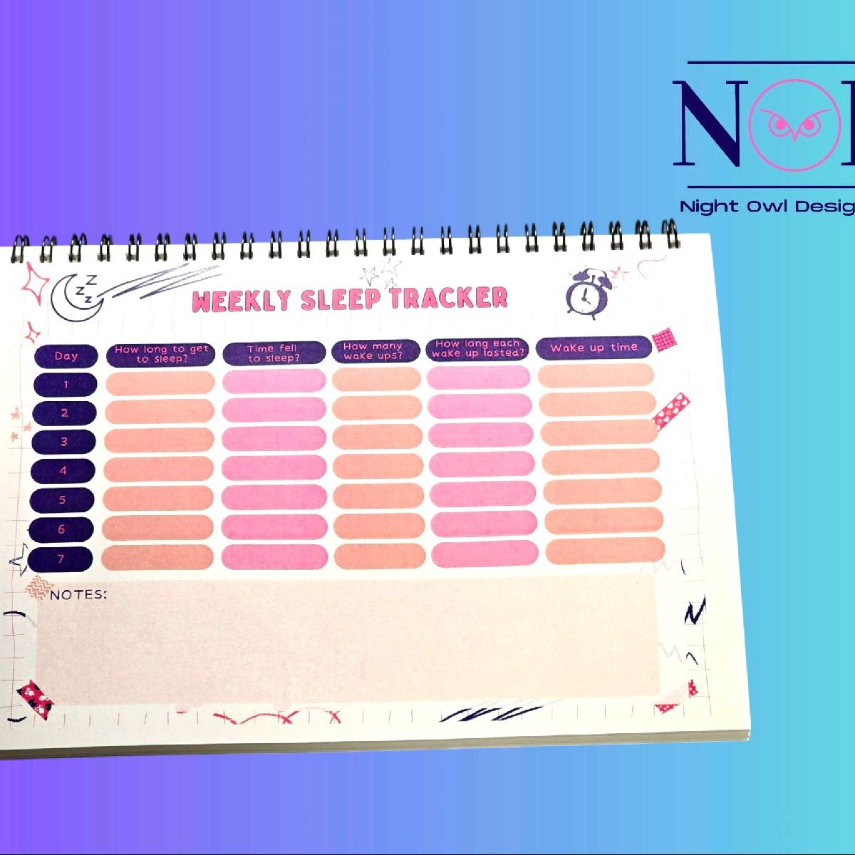 Sleep Tracker Notepad