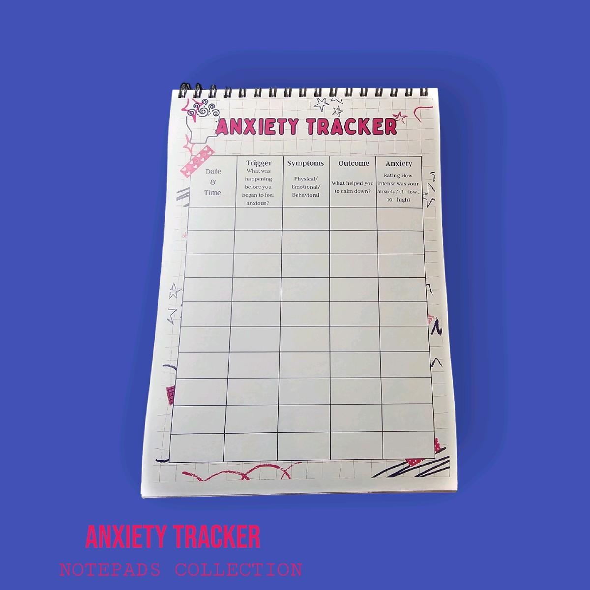 Anxiety Tracker Notepad