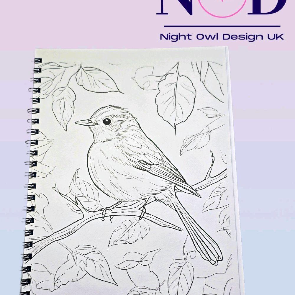 Autumn Animals Colouring Book