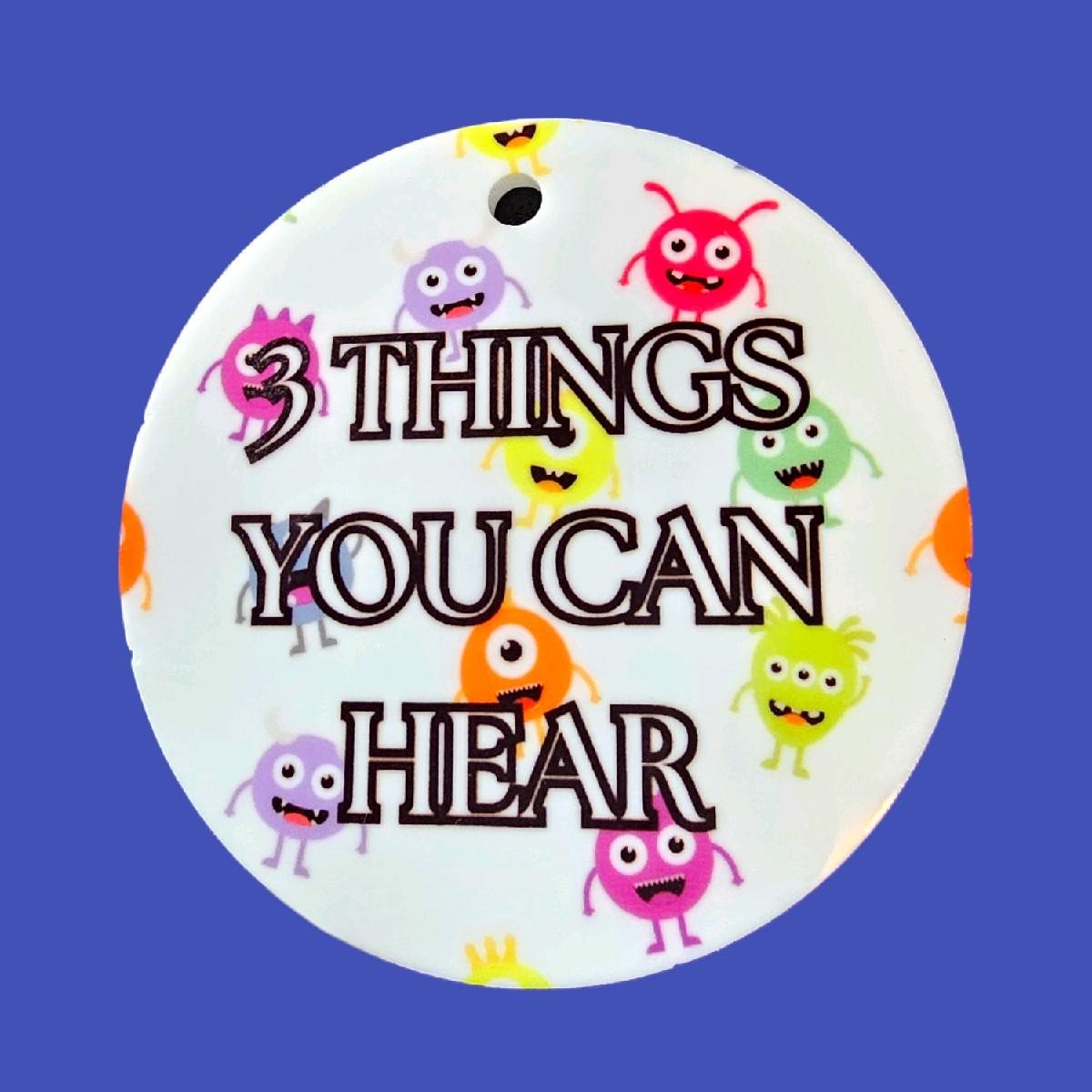 Countdown to Calm Keyring, Bag Tag