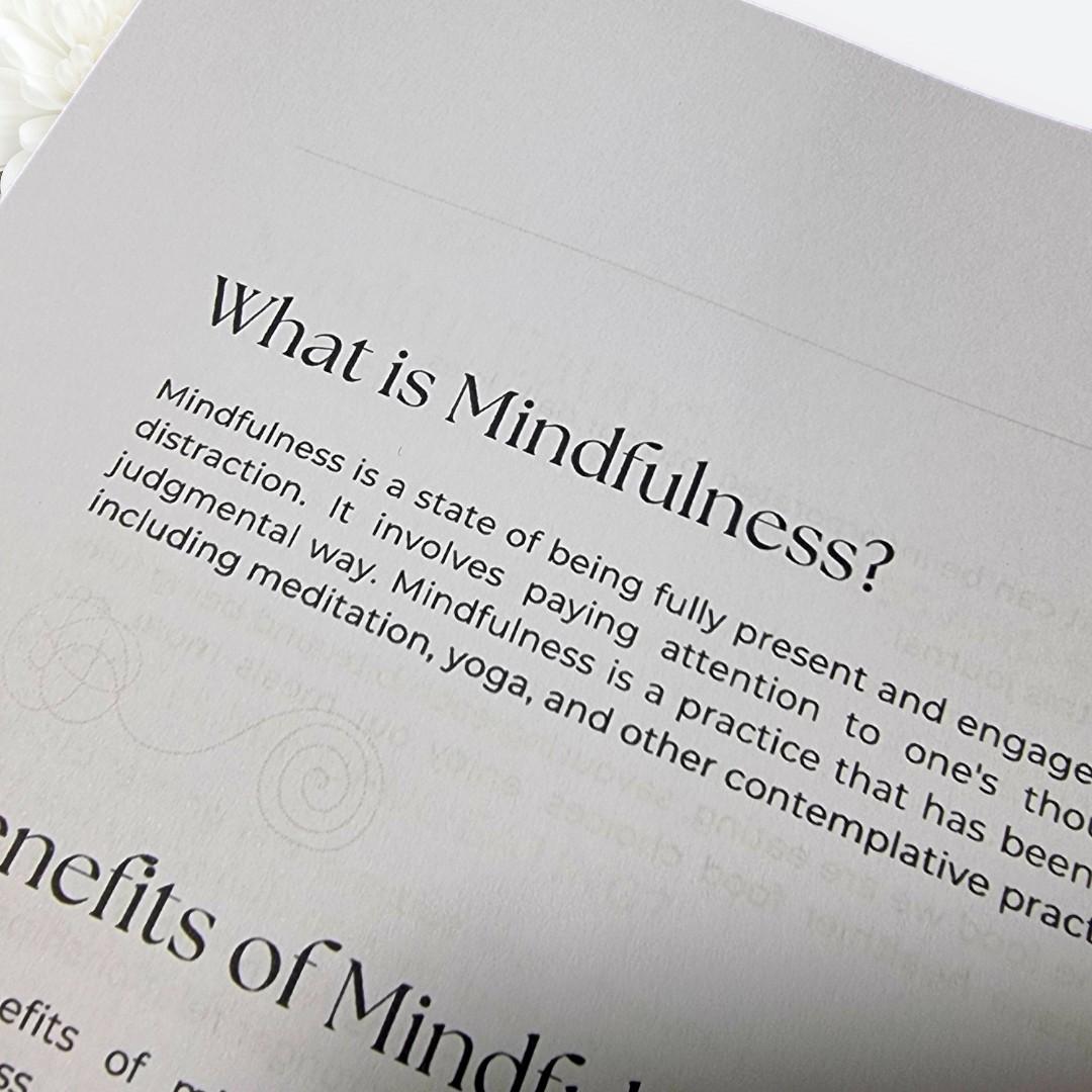 Mindfulness Workbook & Journal