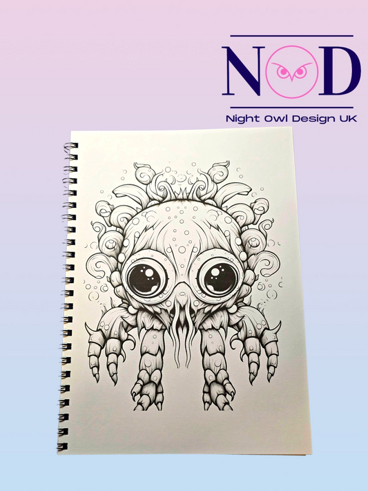 Creepy Cute Animals Colouring Book