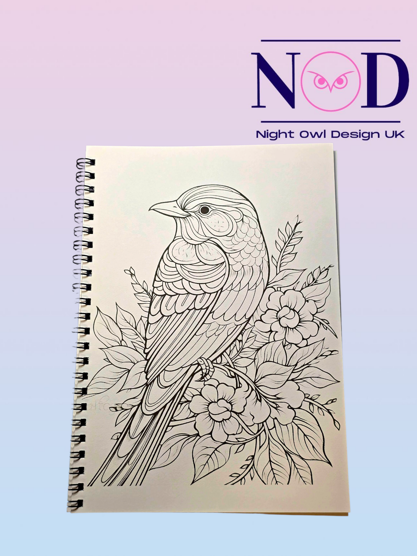 Mindfulness Birds Colouring Book