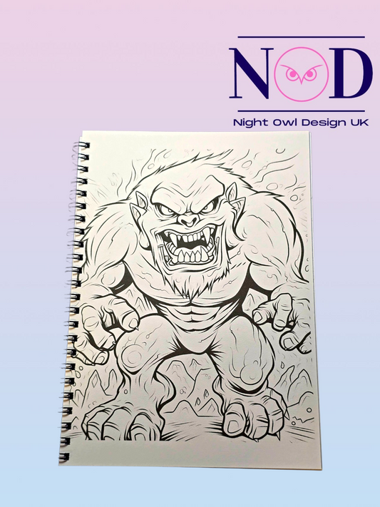 Monsters Colouring Book