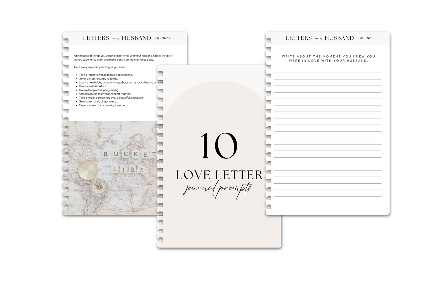 Letters to my husband journal