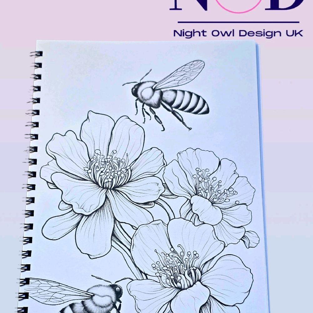 Bumble Bee Colouring Book