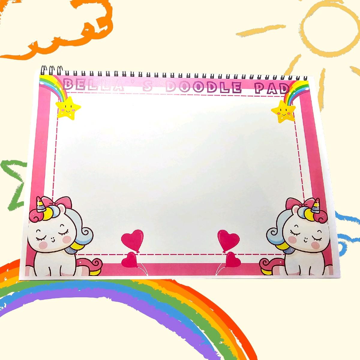 Personalised Children's Doodle Pad