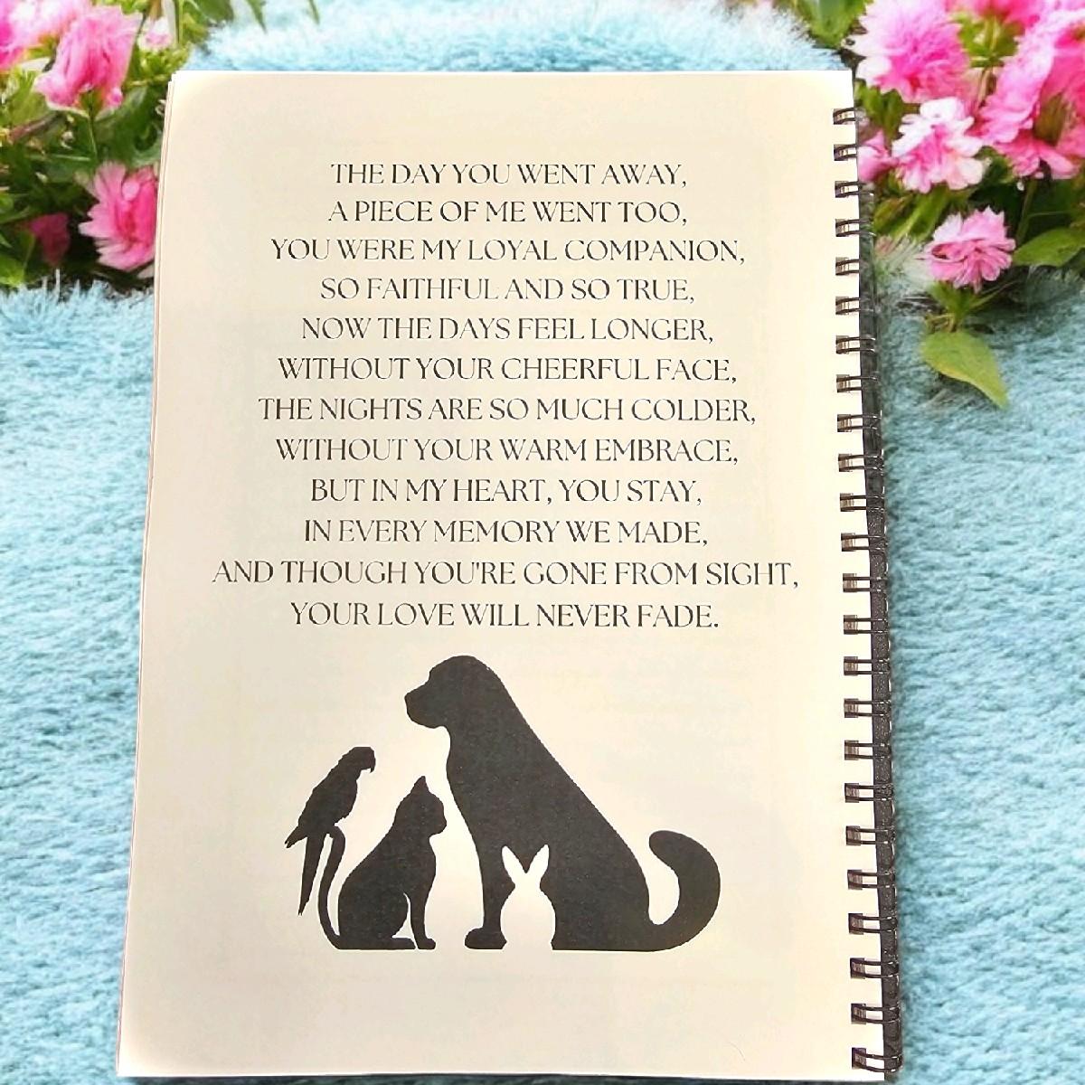 Letters to my Pet in Heaven Notebook