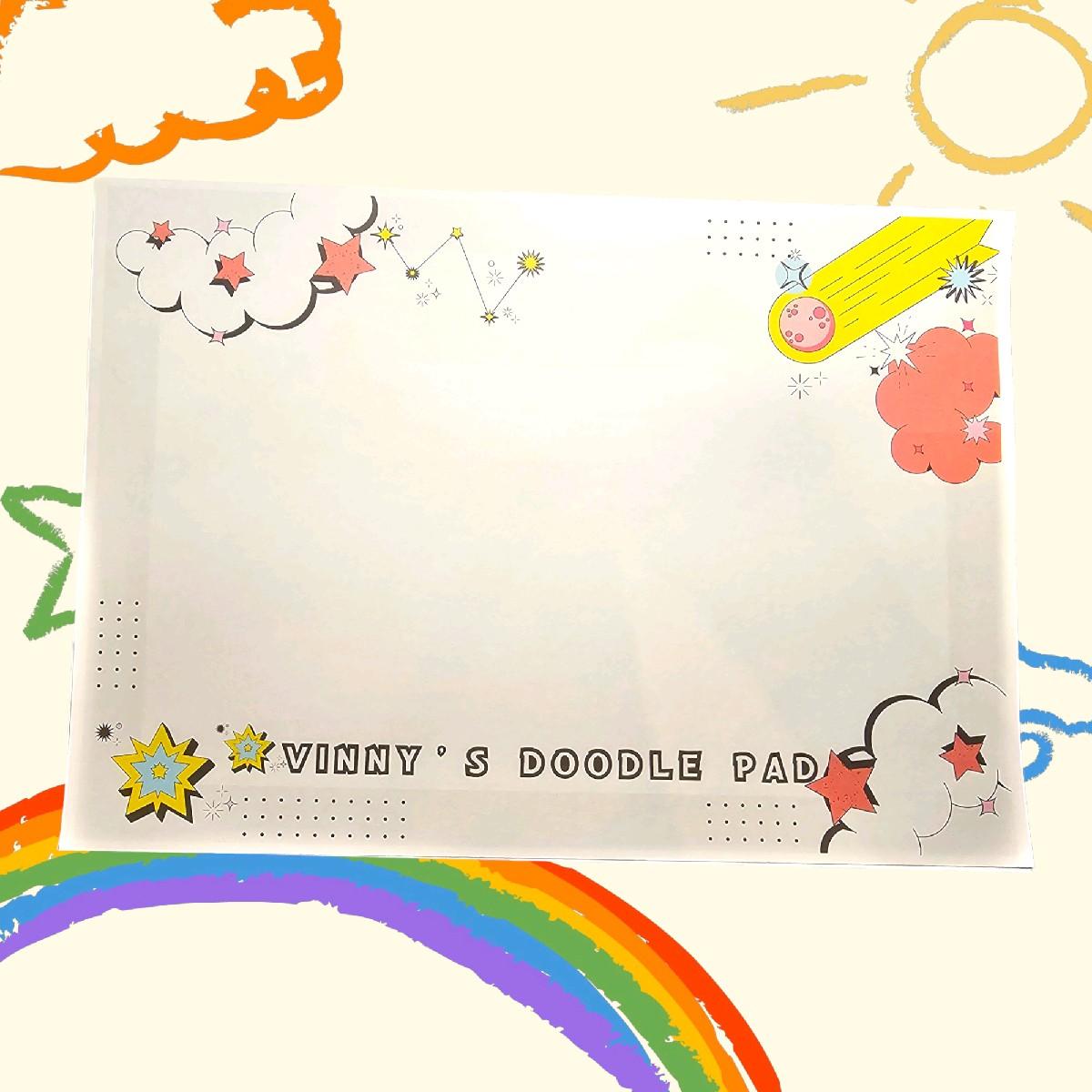 Personalised Children's Doodle Pad