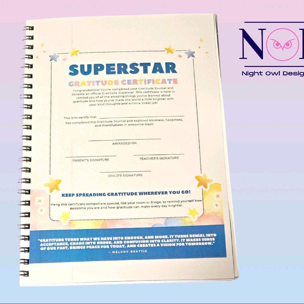 Children's Gratitude Journal