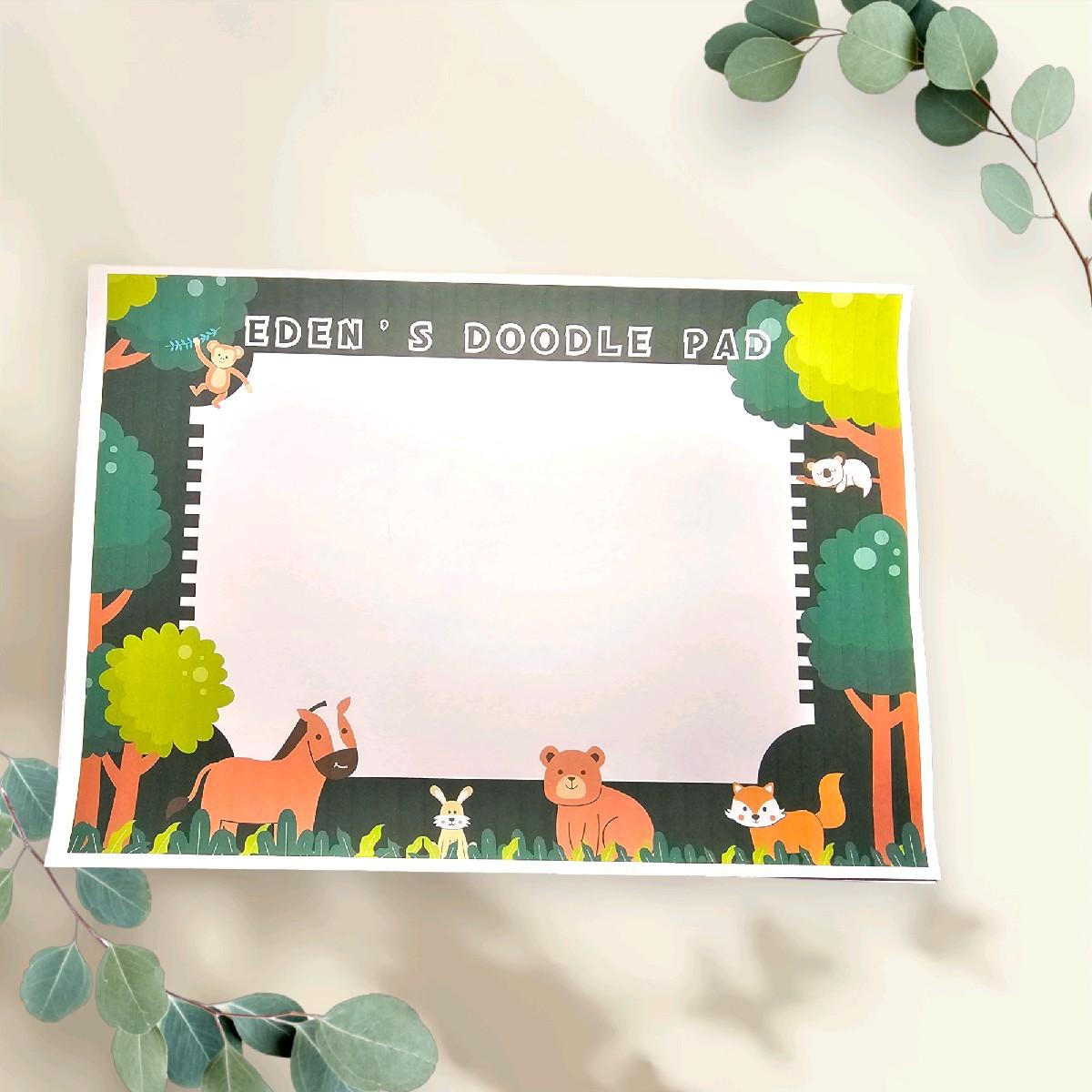 Personalised Children's Doodle Pad