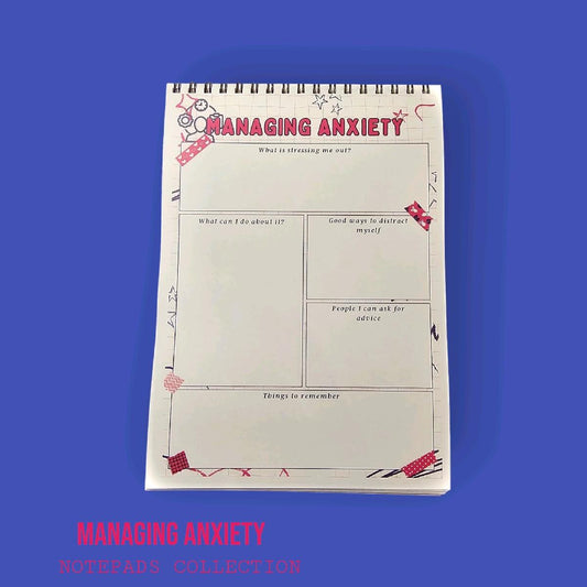 Managing Anxiety Notepad