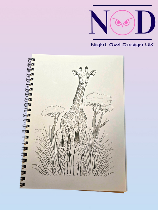 Wild Animals Colouring Book