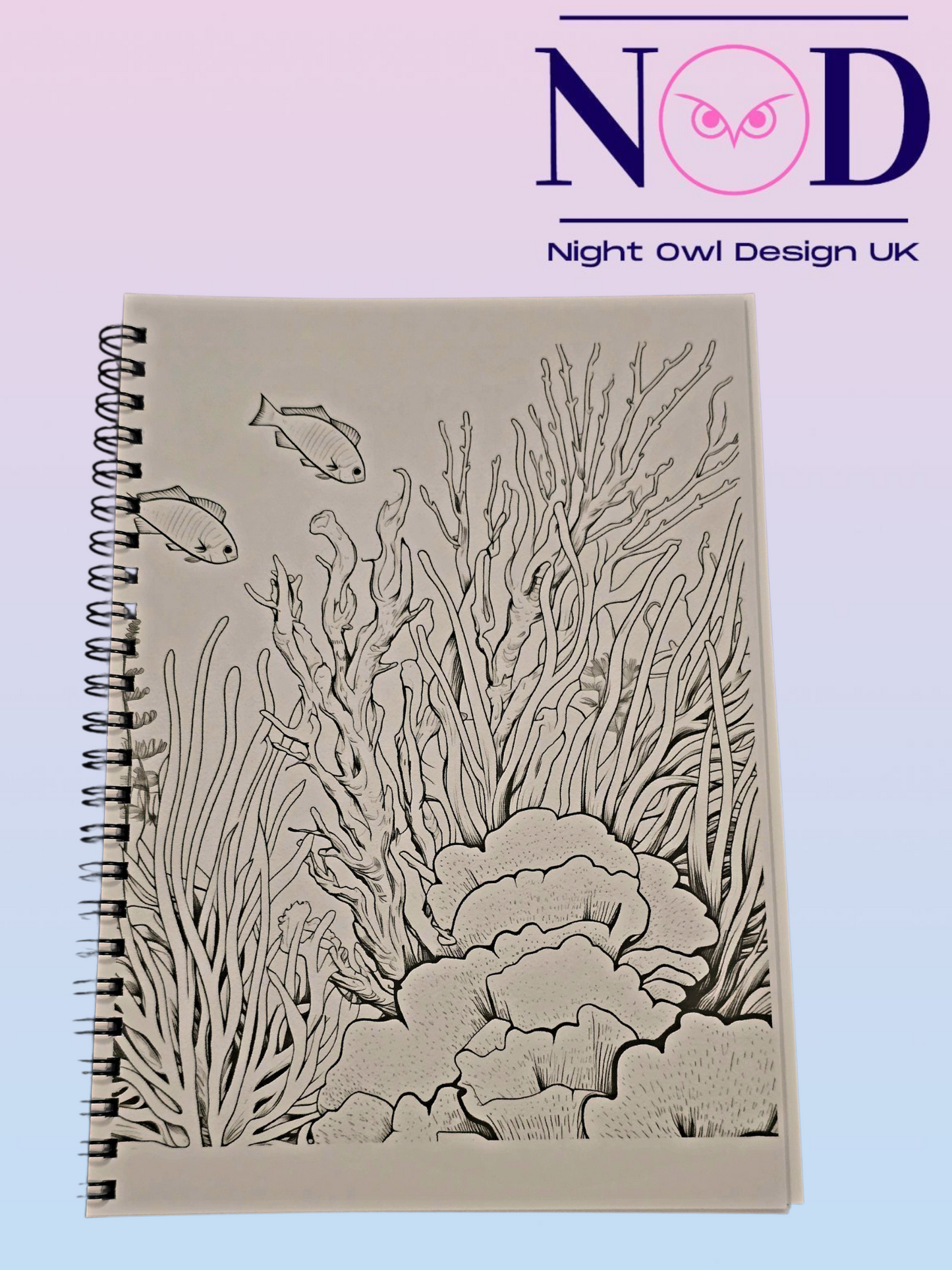Coral Reef Colouring Book