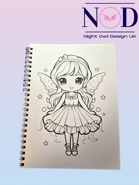 Cute Fairies Colouring Book