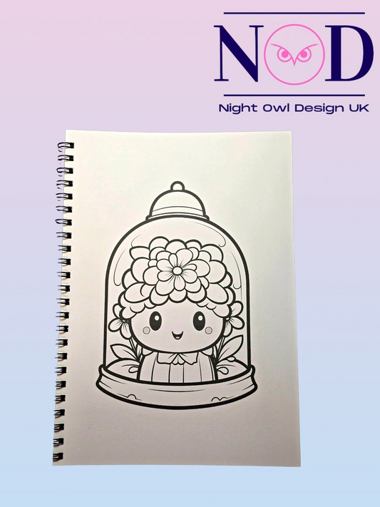Cute Terrariums Colouring Book
