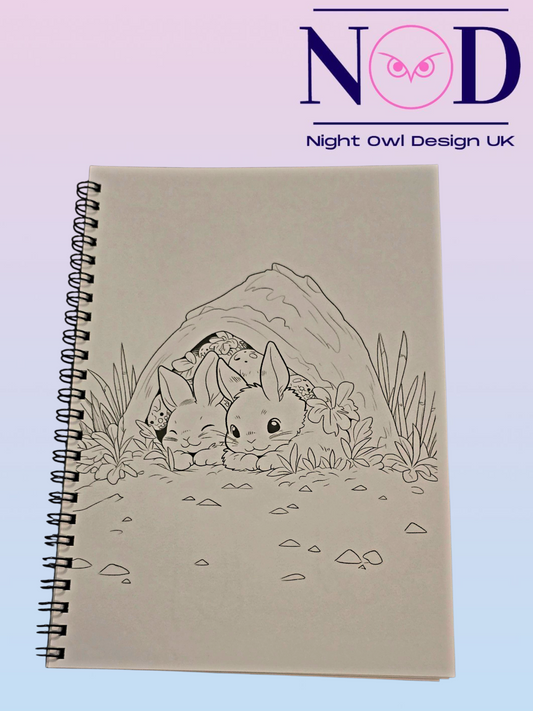 Cozy Animals Colouring Book