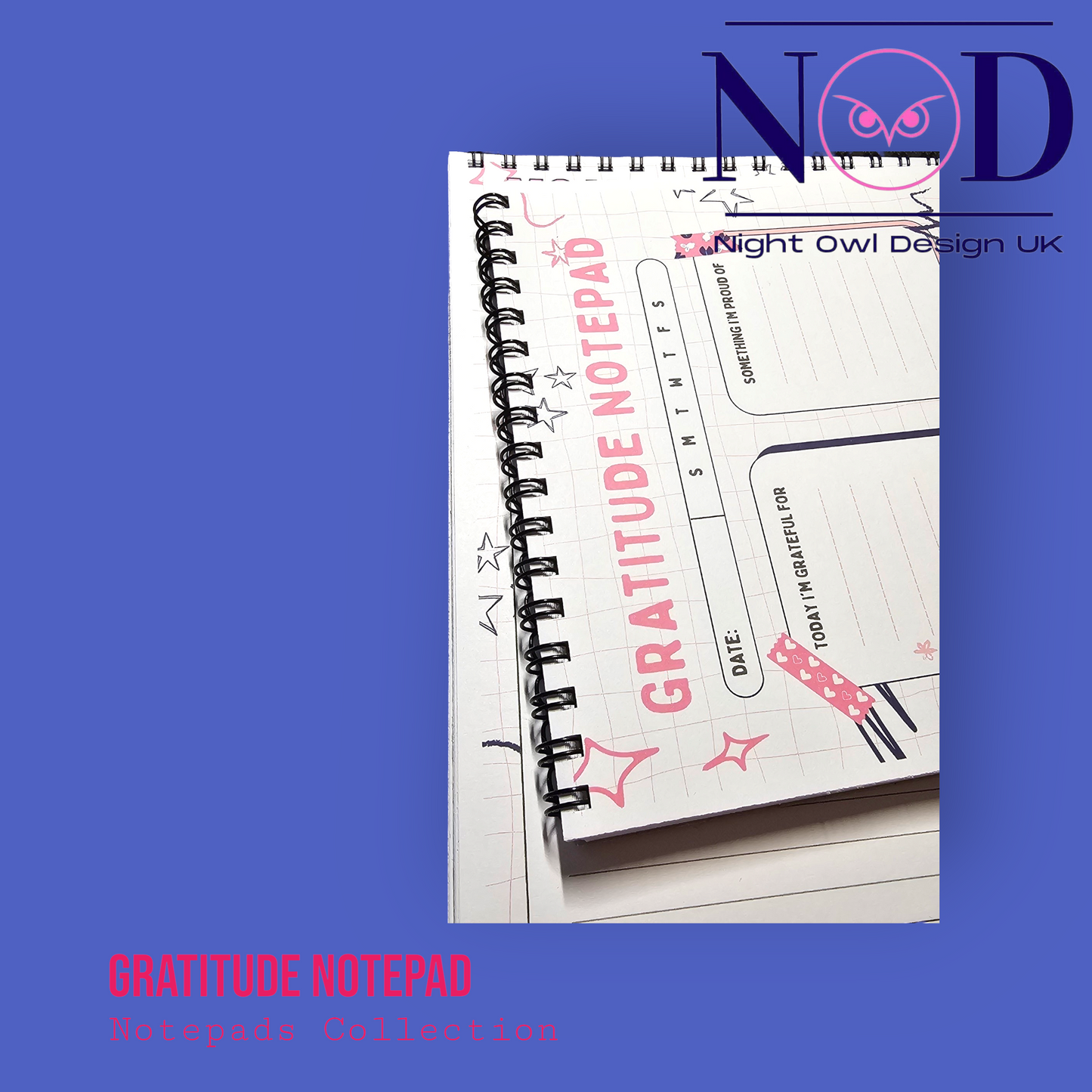 Moan and Move on, Gratitude notepads, Mental Health