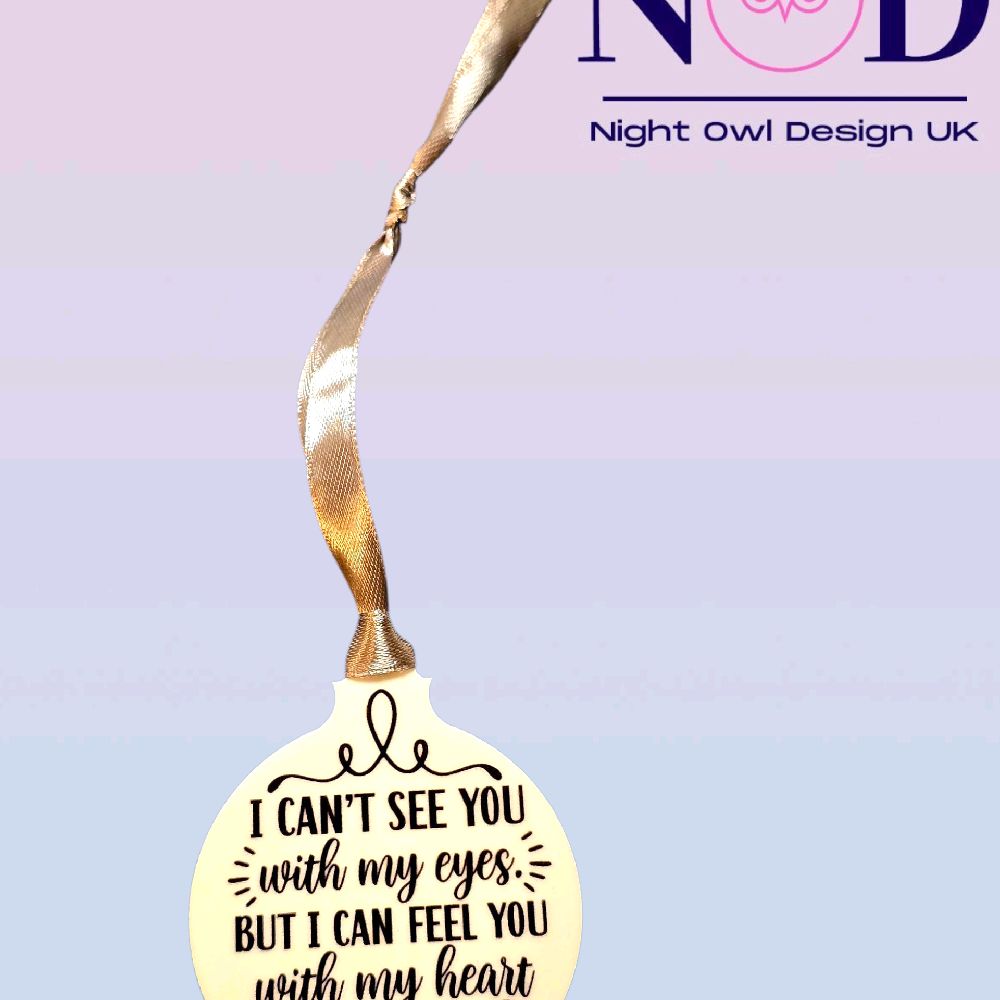 Feel You with My Heart Christmas Bauble