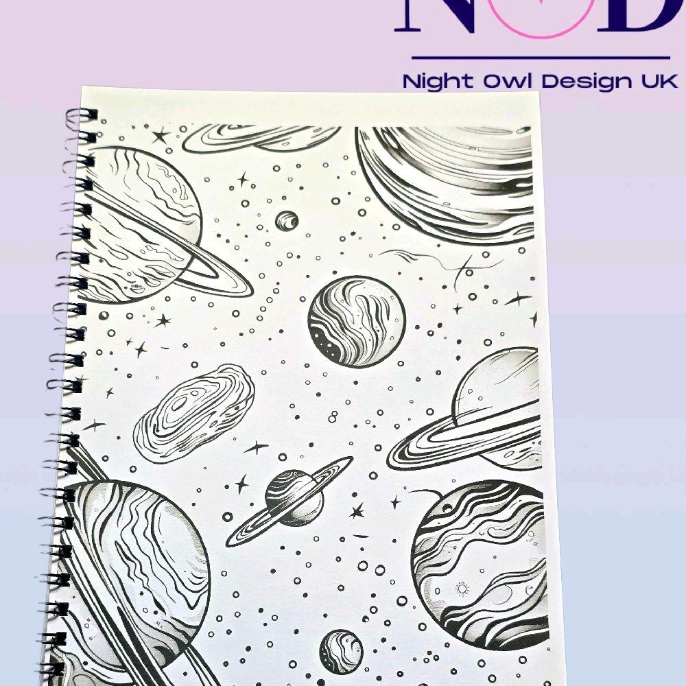 Space Colouring Book