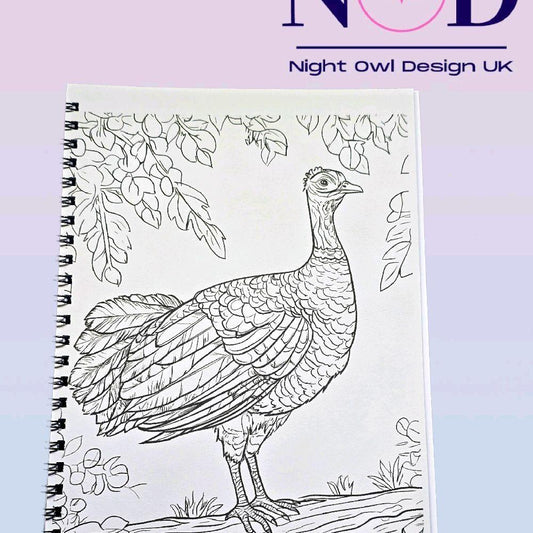 Autumn Animals Colouring Book