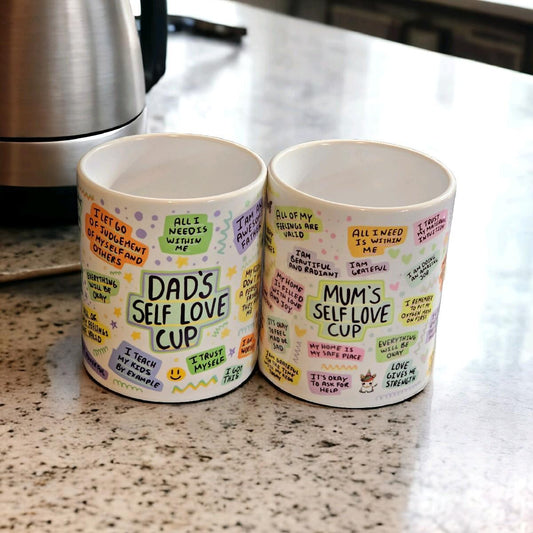 Mum and Dad Self Love Cups 11oz mugs