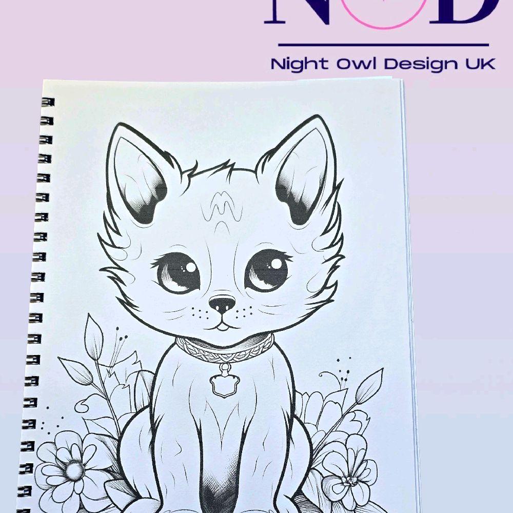 Volume 1 Kittens Colouring Book