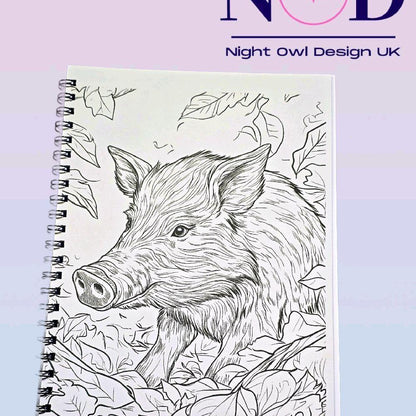 Autumn Animals Colouring Book