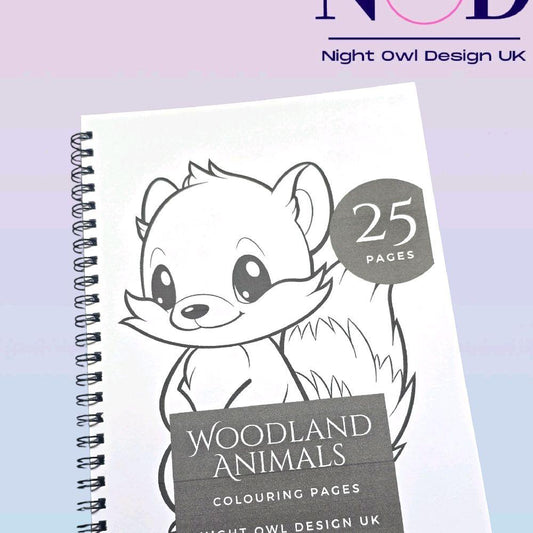 Woodland Animal Colouring Book