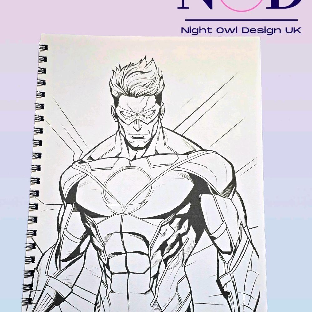 Super Heroes Volume 2 Colouring Book