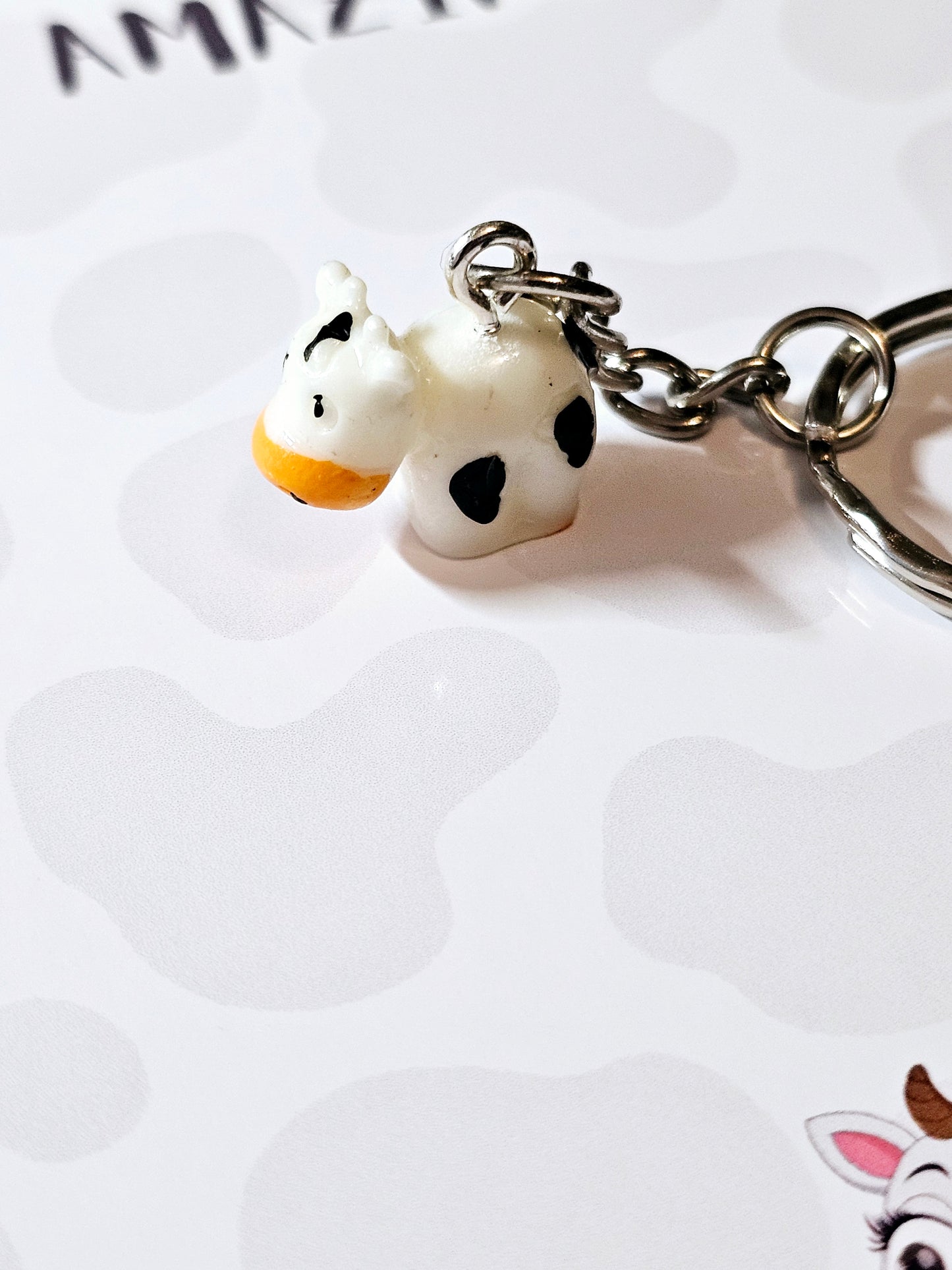 You are Udder-ly Amazing Cow keyring