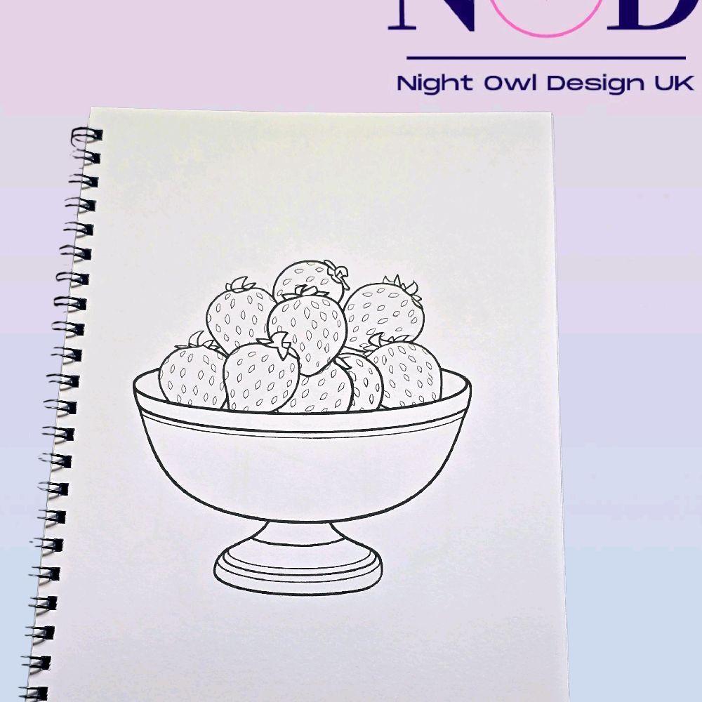 Berry First Colouring Book