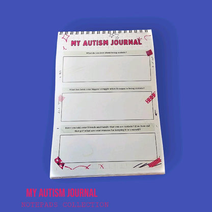 Autism Journal Notepad, Mental Health