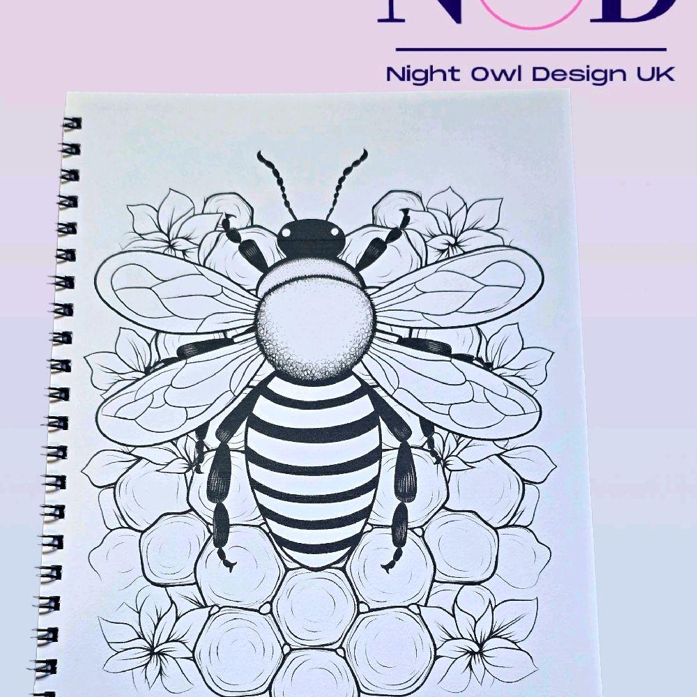Bumble Bee Colouring Book
