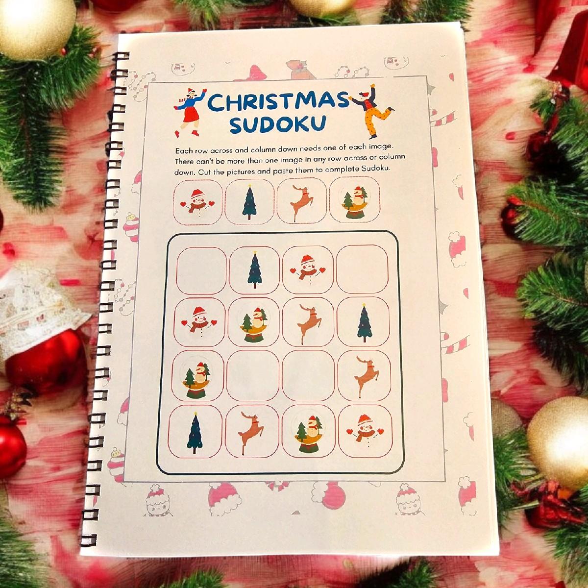 Christmas Activities Book for Kids