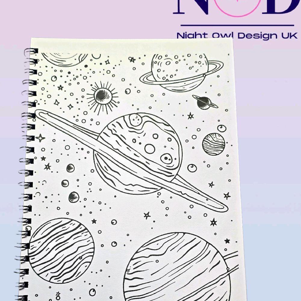 Space Colouring Book