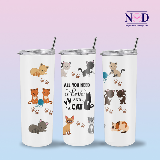 Cat Lovers 20oz Tumbler