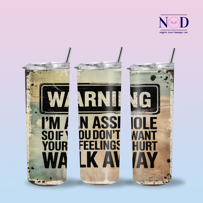 Warning Sweary 20oz Tumbler