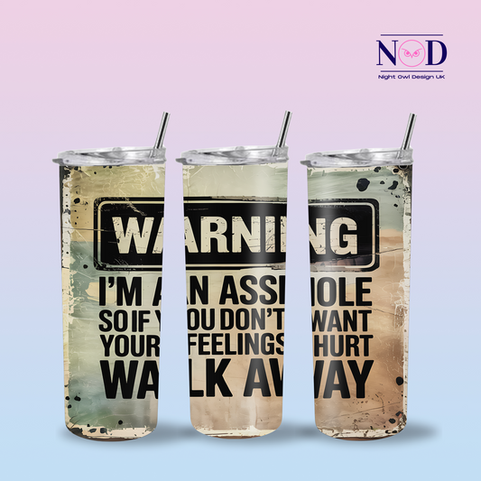 Warning Sweary 20oz Tumbler