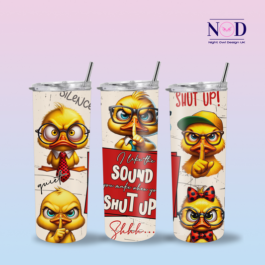 Funny Duck Silence 20oz Tumbler
