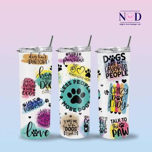 Less People More Dogs 20oz Tumbler